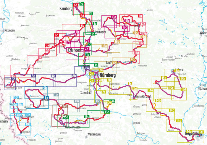 Nürnberg Radregion - Bikeline Radtourenbuch