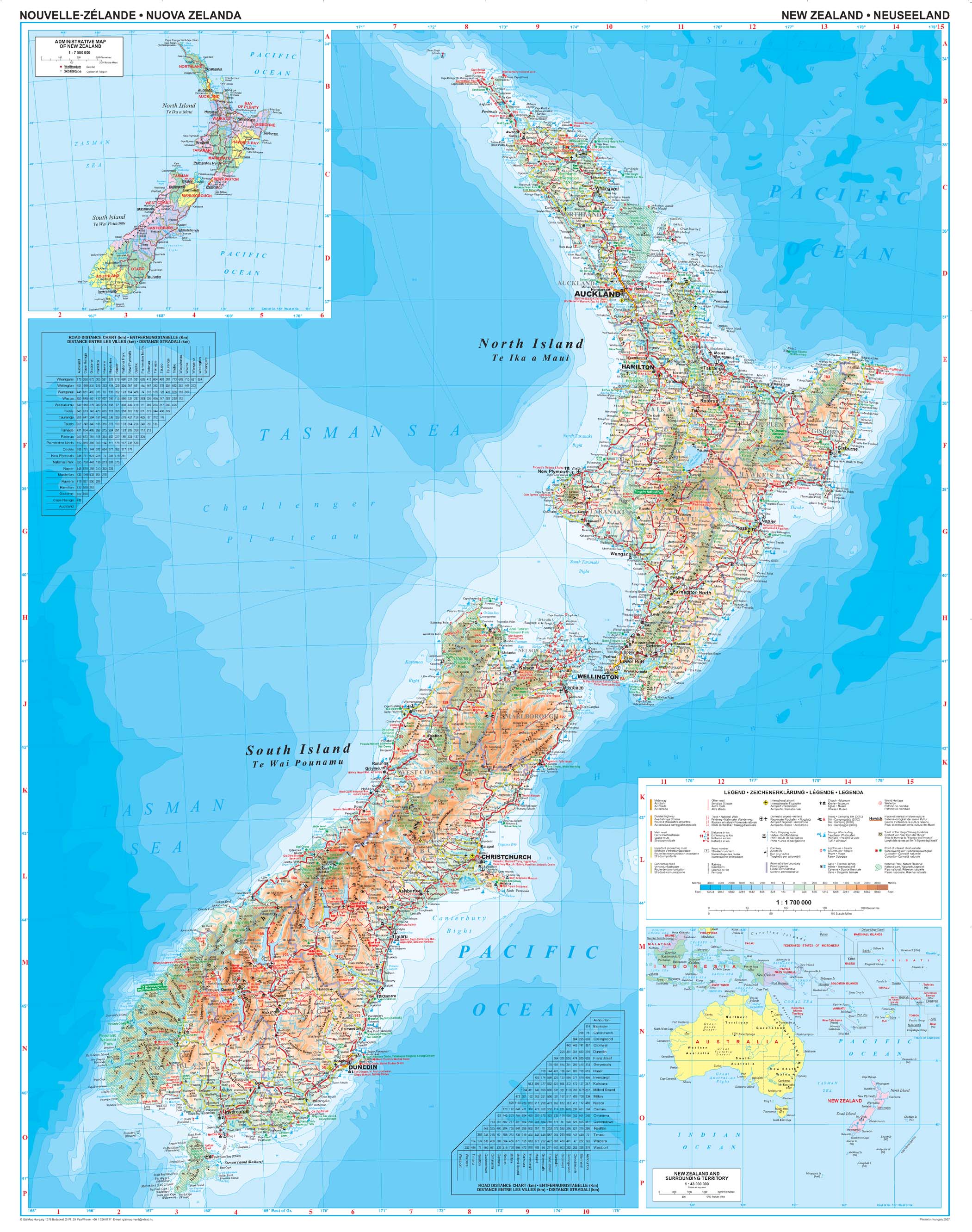 Neuseeland 1:1,7 Mio.