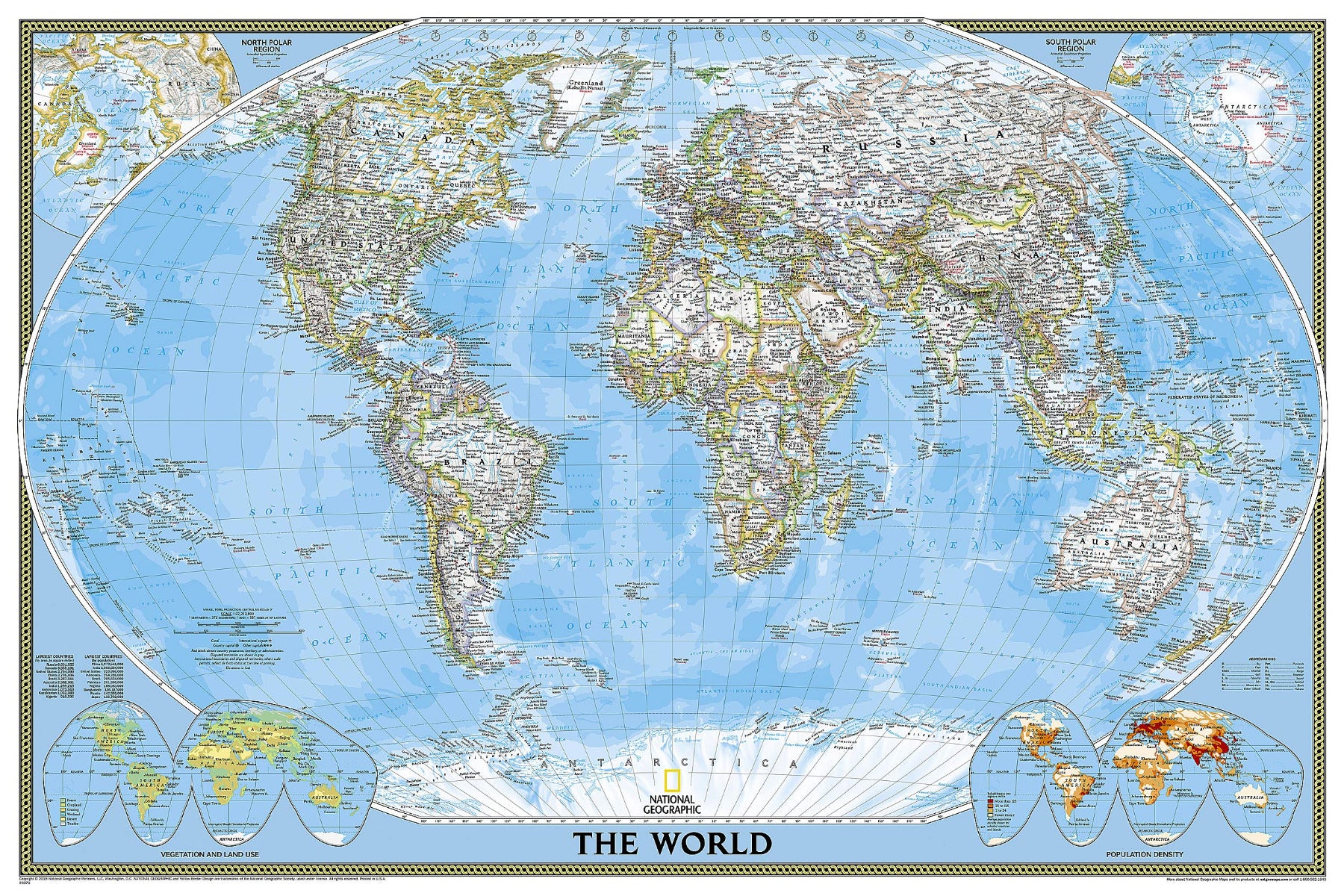 Welt classic 1:24 Mio. englisch (W24BE) National Geographic