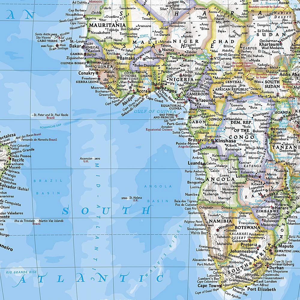 Welt classic 1:24 Mio. englisch (W24BE) National Geographic