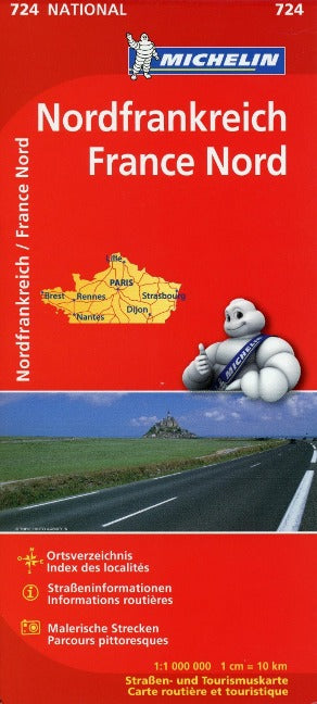 Nordfrankreich Michelin - 1:1.000.000
