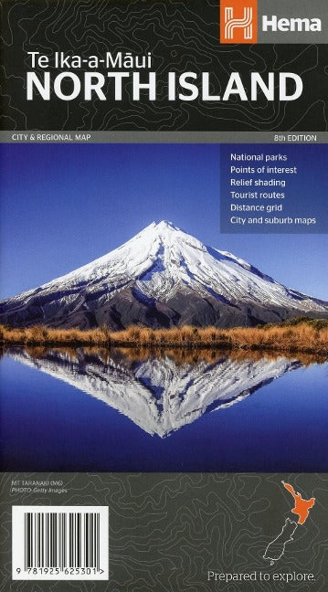 New Zealand North Island 1:1 Mio. Straßenkarte