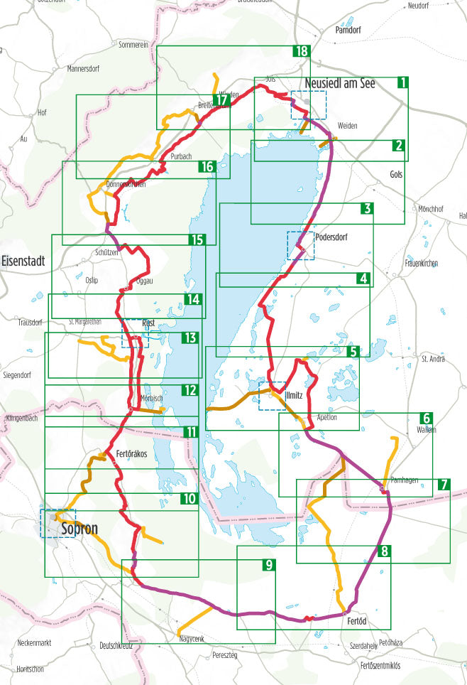 Neusiedler See-Radweg - Bikeline Radtourenbuch