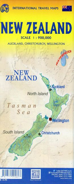 New Zealand - 1:900,000