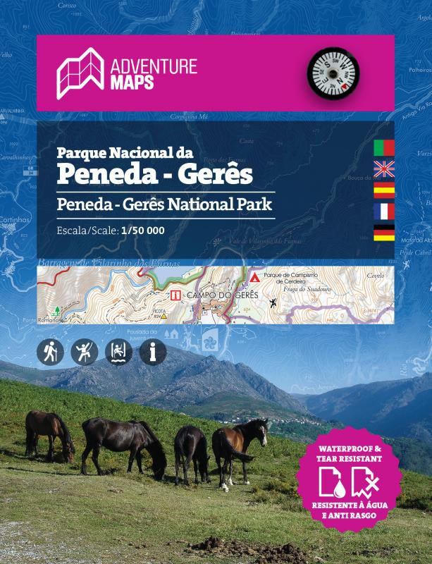 Peneda Gerês 1:50.000 Wanderkarte Nordportugal