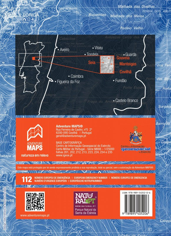 Serra da Estrela 1:25.000 Wanderkarte Portugal