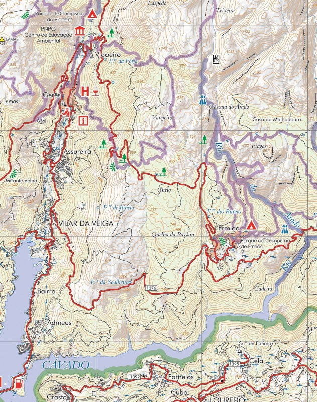 Peneda Gerês 1:50.000 Wanderkarte Nordportugal