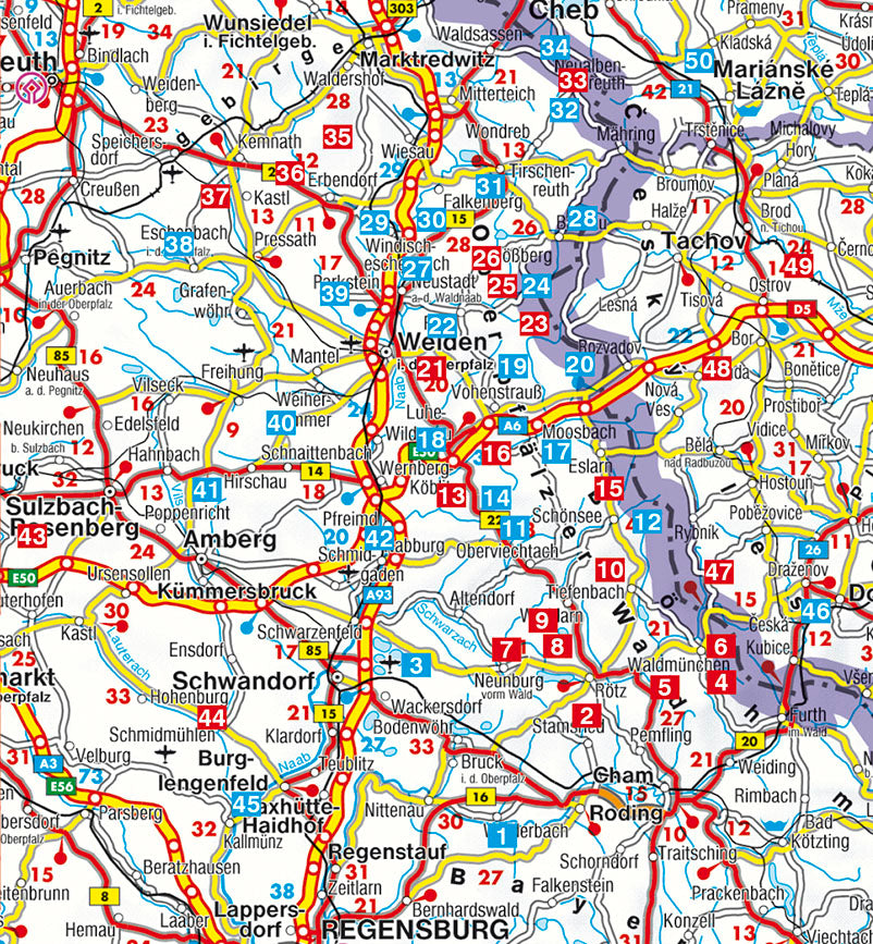 Oberpfälzer Wald - Rother Wanderführer