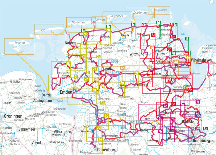 Ostfriesland Radregion - Bikeline Radtourenbuch