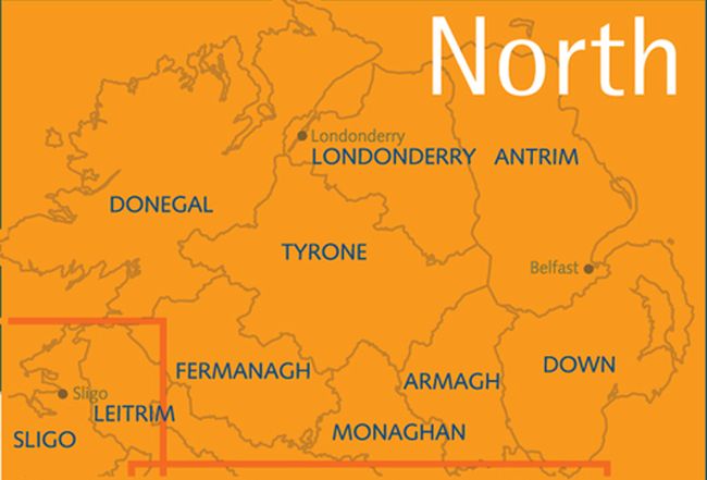 Irland Nord 1:250.000 - Straßenkarte Ordnance Survey