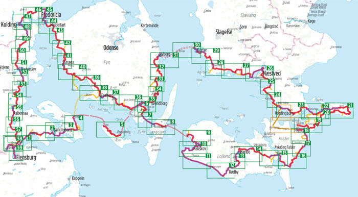 Ostsee-Radweg Dänemark - Bikeline Radtourenbuch