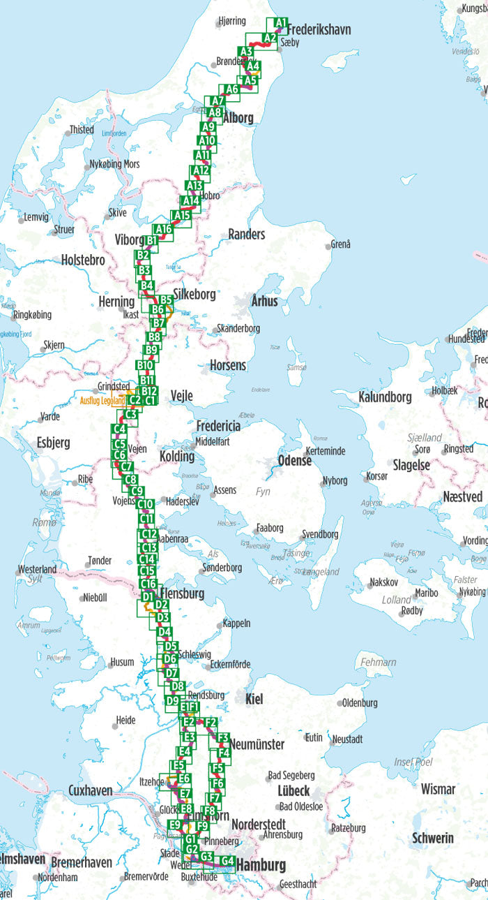 Heerweg - Ochsenweg - Bikeline Radtourenbuch