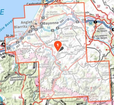 Pays Basque 1:75.000