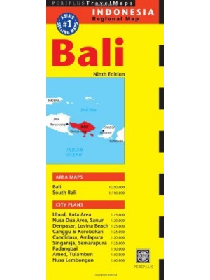 Bali Travel Map - Straßenkarte