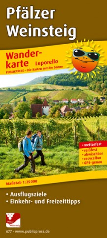 Pfälzer Weinsteig 1:25.000