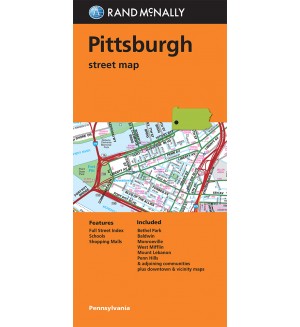 Pittsburgh - Stadtplan Rand McNally