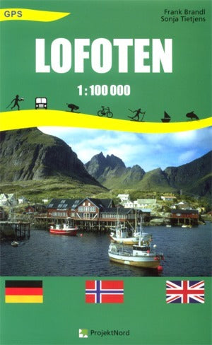 Lofoten 1:100.000 - Wanderkarte "Projekt Nord"