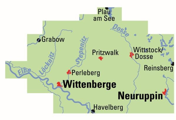 Prignitz - ADFC Regionalkarte