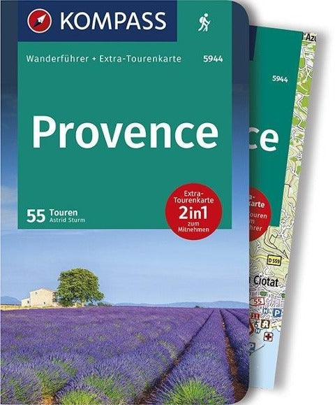 Provence, zwischen Ardéche und Verdonschlucht - Kompass Wanderführer