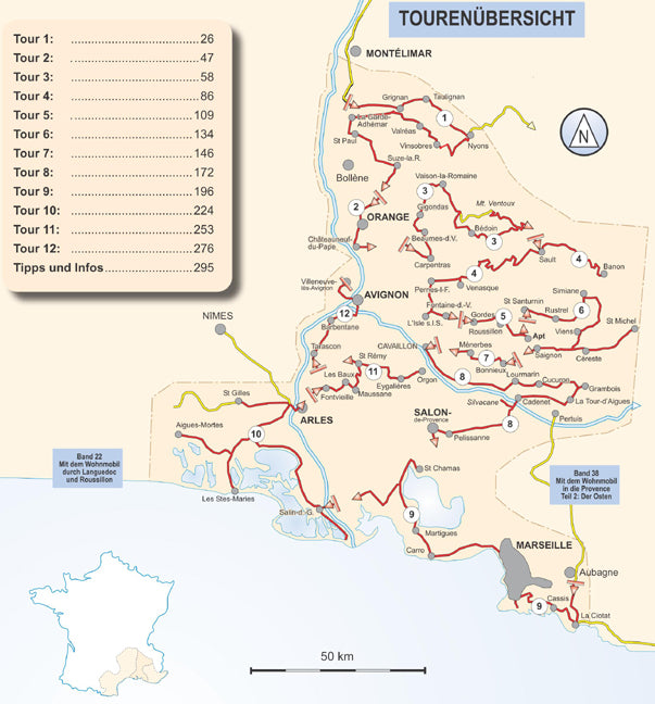Mit dem Wohnmobil in die Provence und an die Côte d' Azur. Teil 1: Der Westen