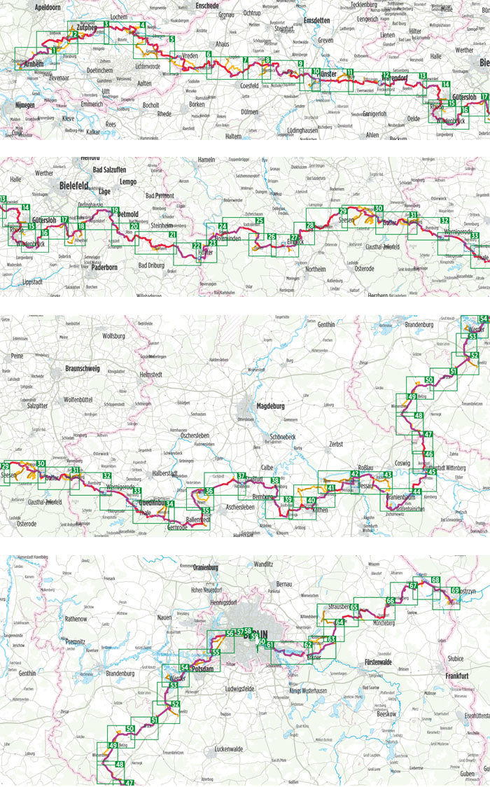 Europa-Radweg R1 - Bikeline Radtourenbuch