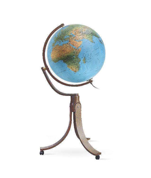 Räth Stand-Leuchtglobus mit Doppelbild-Kartografie DP 5060