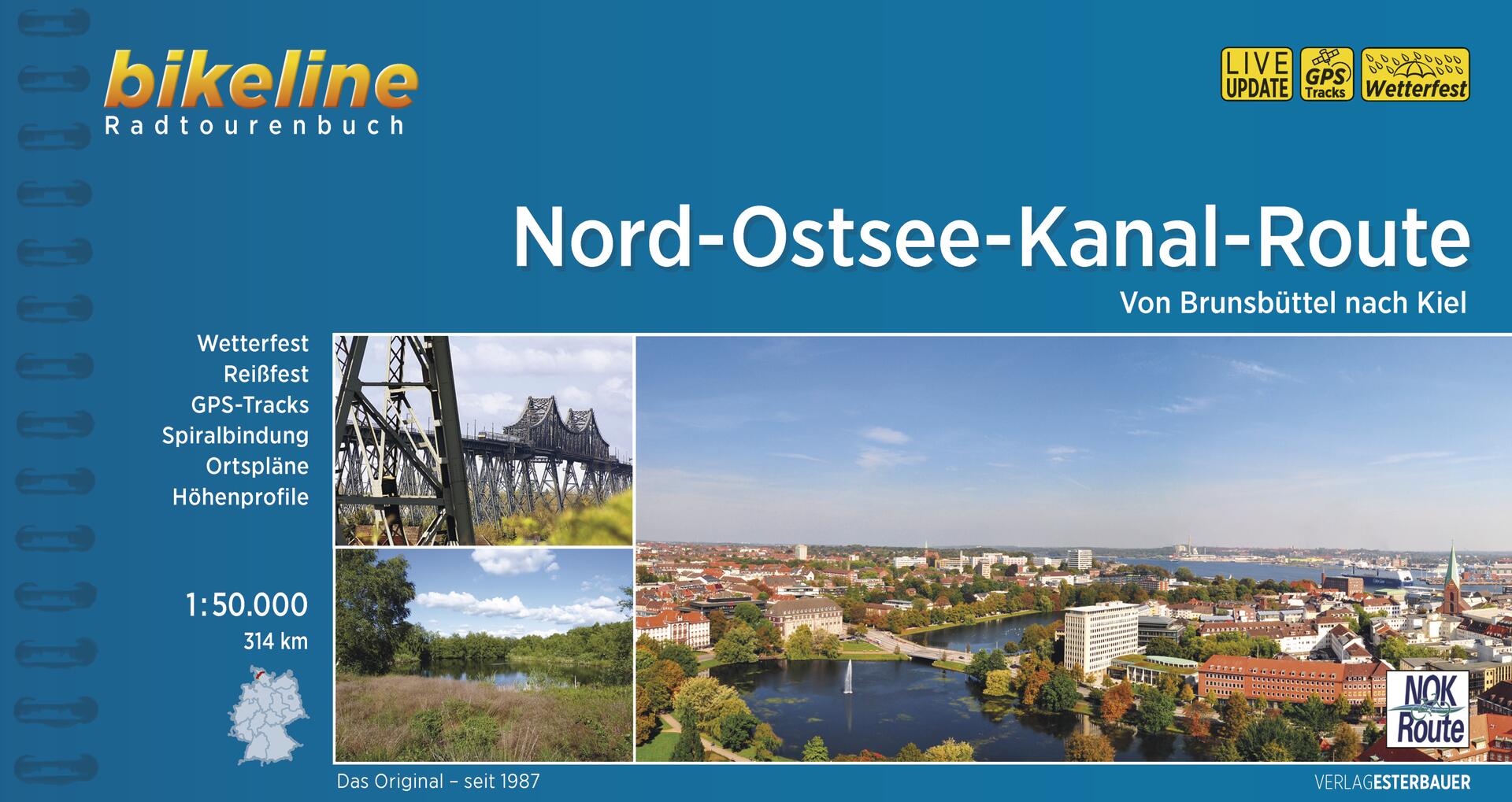 Nord-Ostsee-Kanal-Route - Bikeline Radtourenbuch