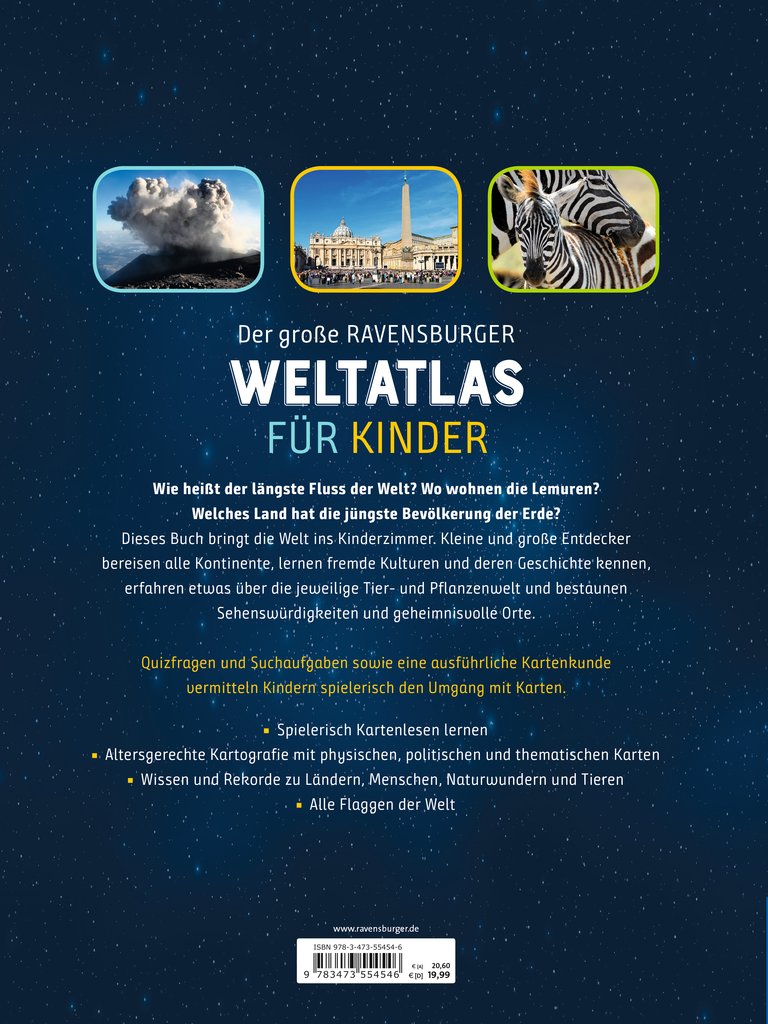 Der Große Ravensburger Weltatlas für Kinder