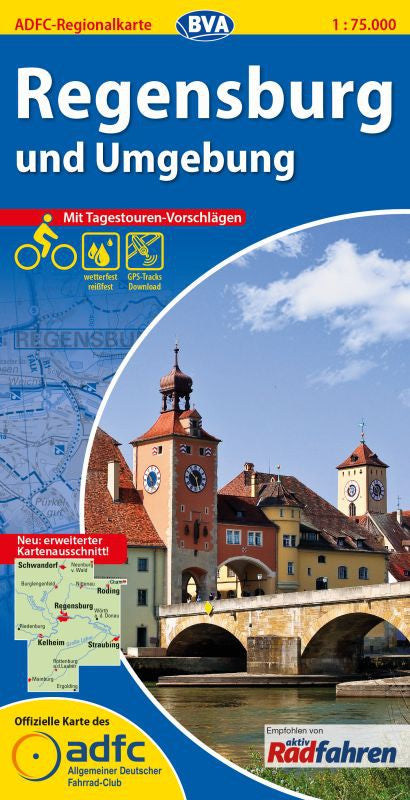 Regensburg und Umgebung - ADFC Regionalkarte