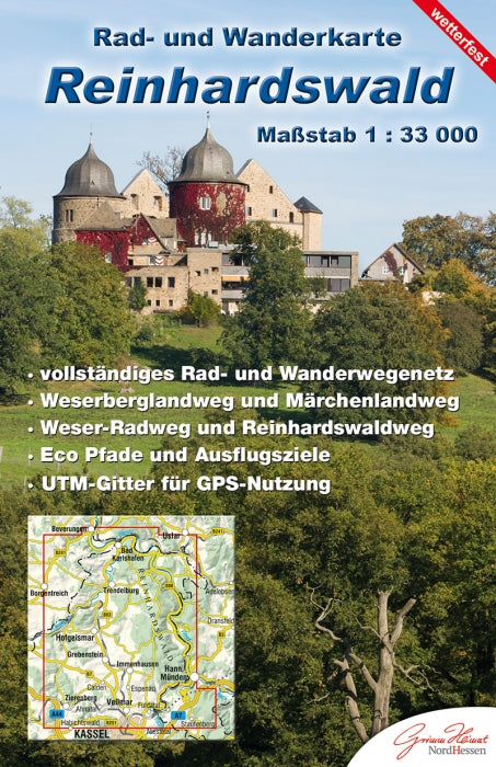 Reinhardswald 1:33.000 - Rad- und Wanderkarte