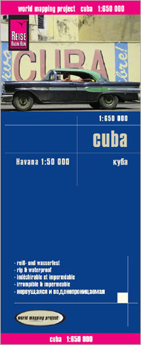 Cuba 1:650.000 mit Havanna 1:50.000 - Reise Know How