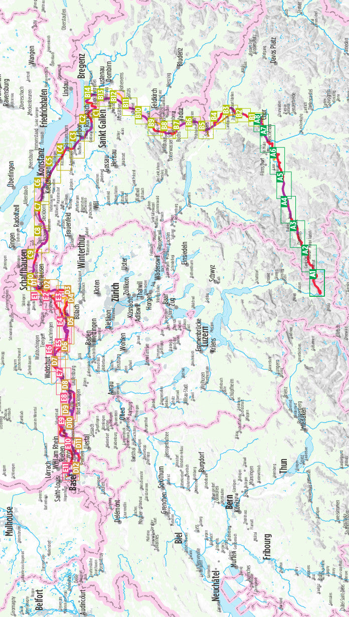 Rhein-Radweg 1 Schweiz - Bikeline Radtourenbuch