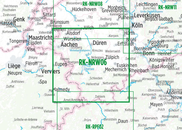 Eifel Nord (RK-NRW06) 1:75.000 - Bikeline Fahrradkarte