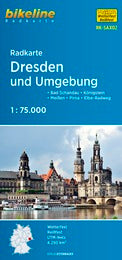 Dresden und Umgebung (RK-SAX02) 1:75.000 - Bikeline Fahrradkarte