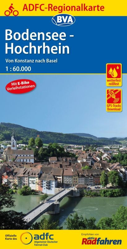 Bodensee-Hochrhein - ADFC Regionalkarte