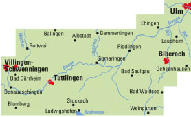 Donaubergland 1:75.000 ADFC-Regionalkarte