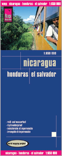 Nicaragua, Honduras, El Salvador 1:650.000 - Reise Know How