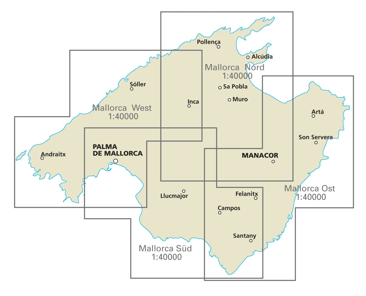 Mallorca, Ost 1:40.000 - Reise Know How