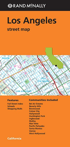 Los Angeles - Stadtplan Rand McNally