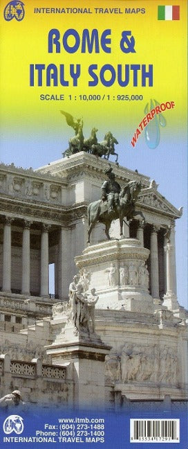 Rome and Italy South 1 : 10 000 / 1 : 925 000