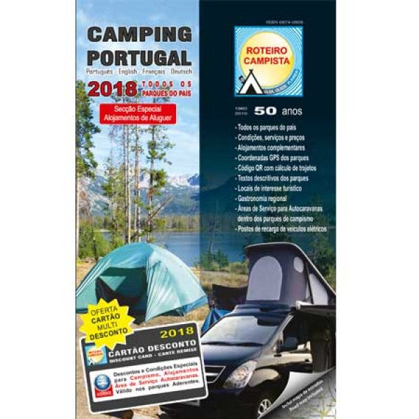 Roteiro Campista 2018 - Campingführer Portugal