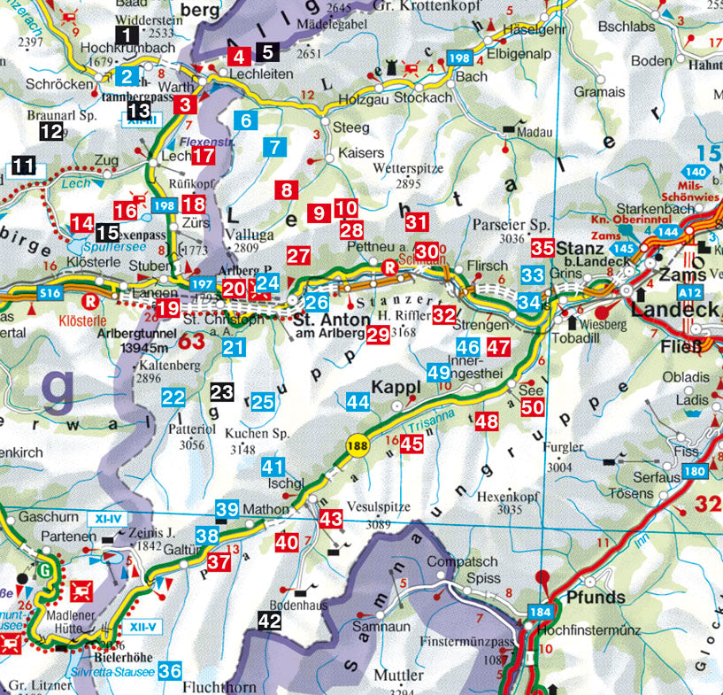 Arlberg - Paznaun - Rother Wanderführer