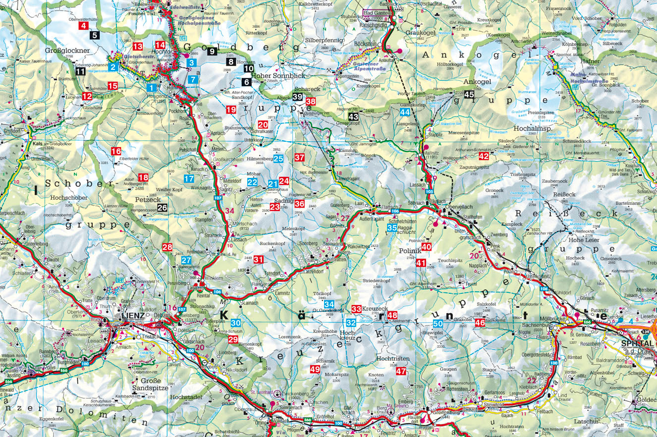 Glockner-Region - Rother Wanderführer