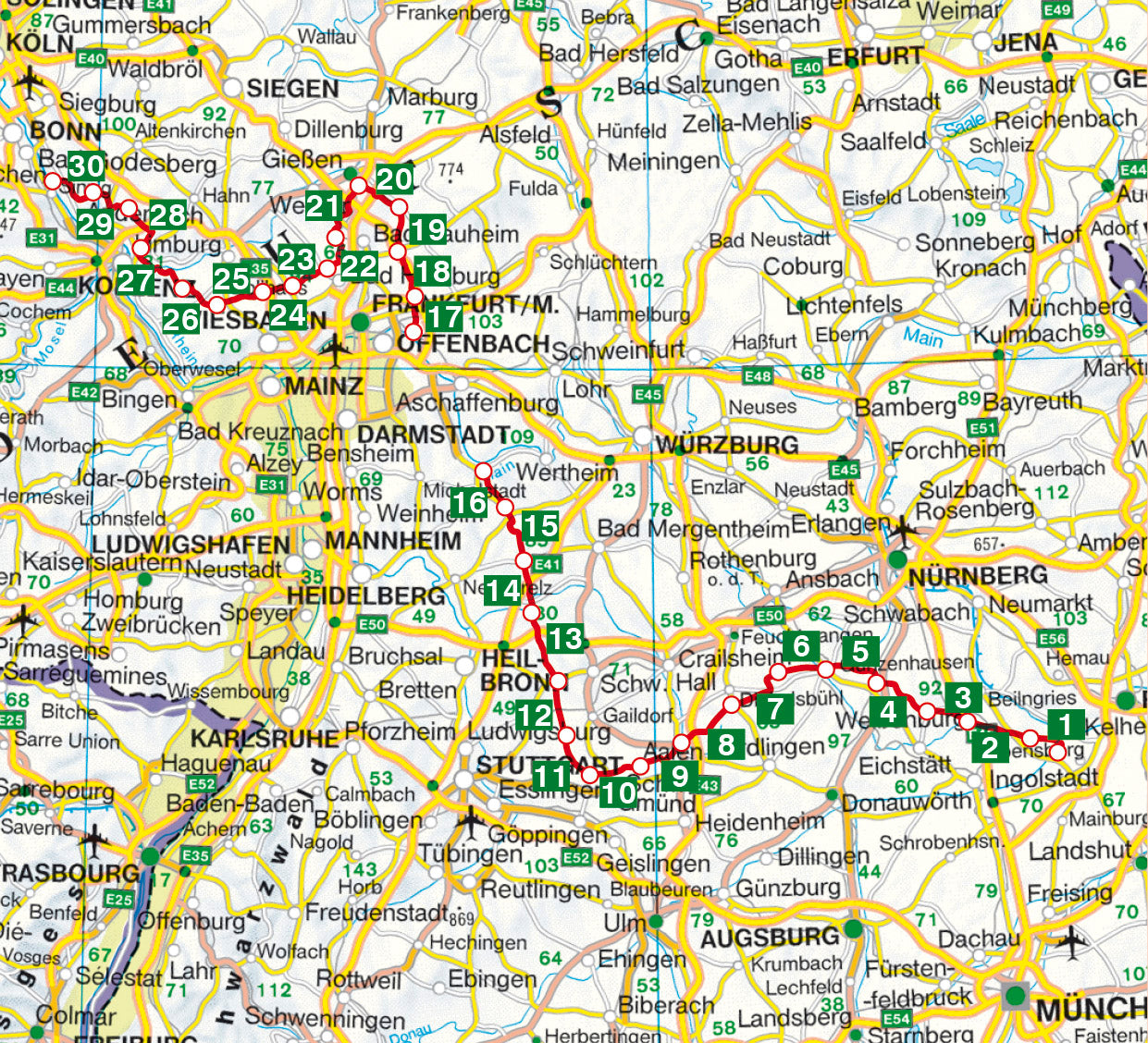 Limesweg - Rother Wanderführer