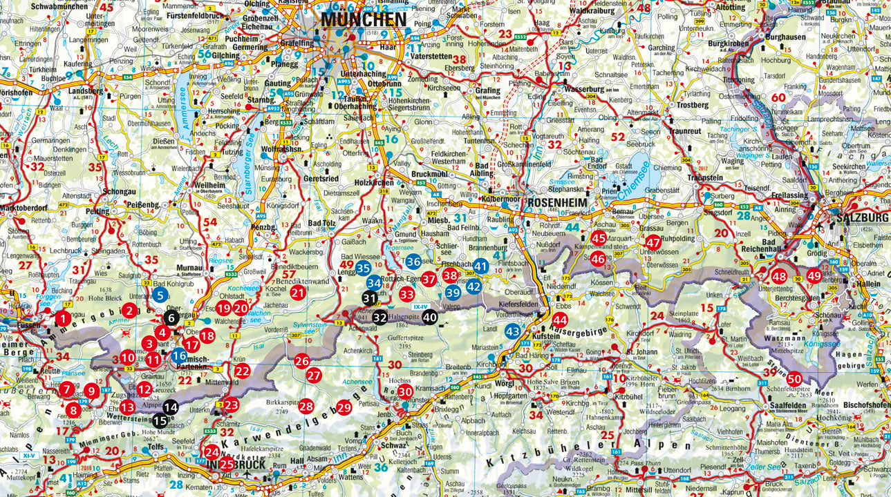 Mit Bahn und Bus in die Münchner Berge