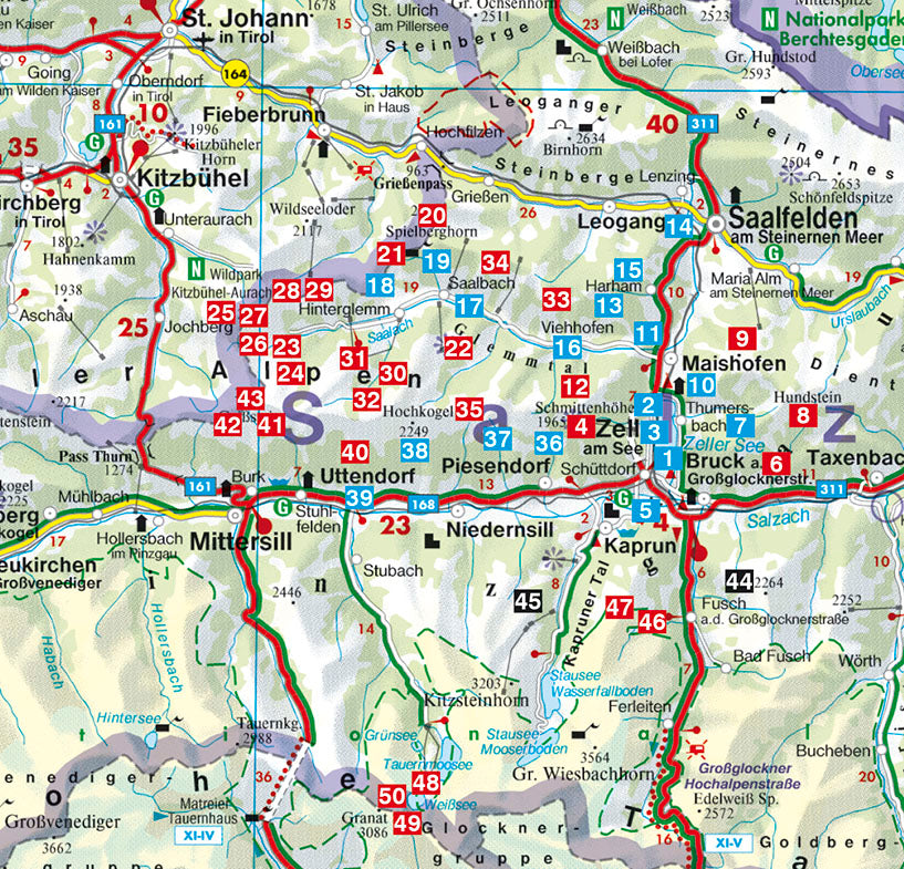 Pinzgau - Rother Wanderführer