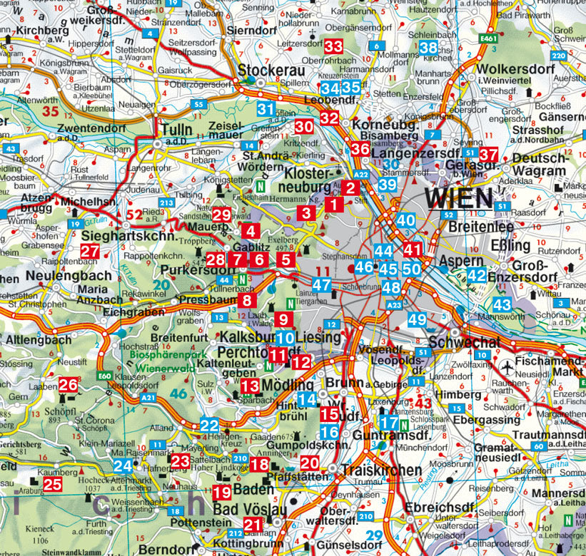 Wien - Wienerwald - Rother Wanderführer