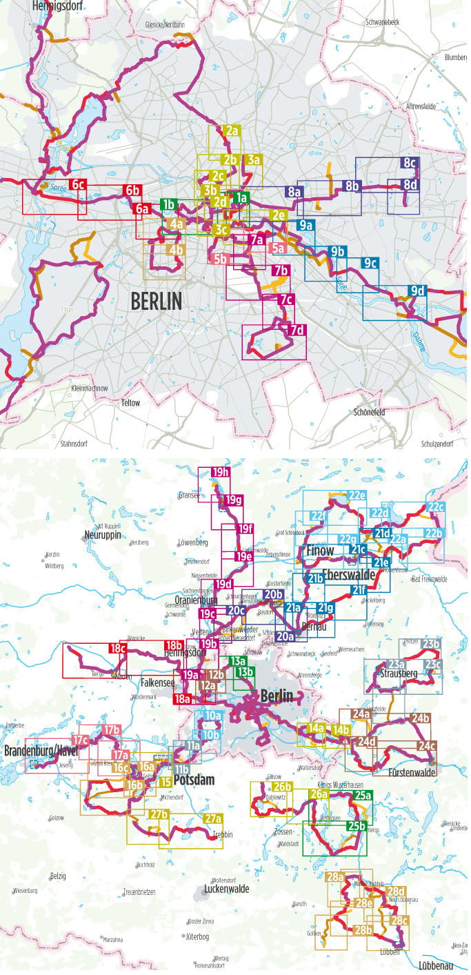 Rund um Berlin - Bikeline Radtourenbuch