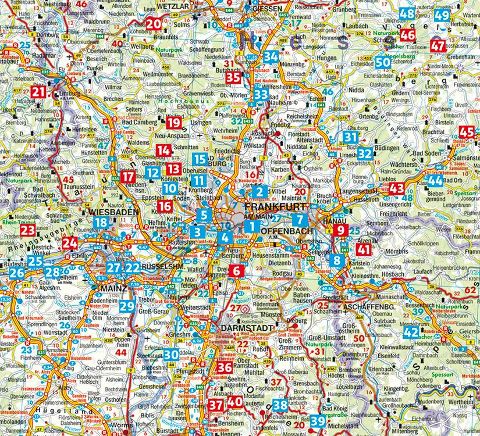 Rund um Frankfurt - Rother Wanderführer