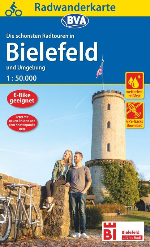 Bielefeld und Umgebung 1:50.000 - BVA Fahrradkarte